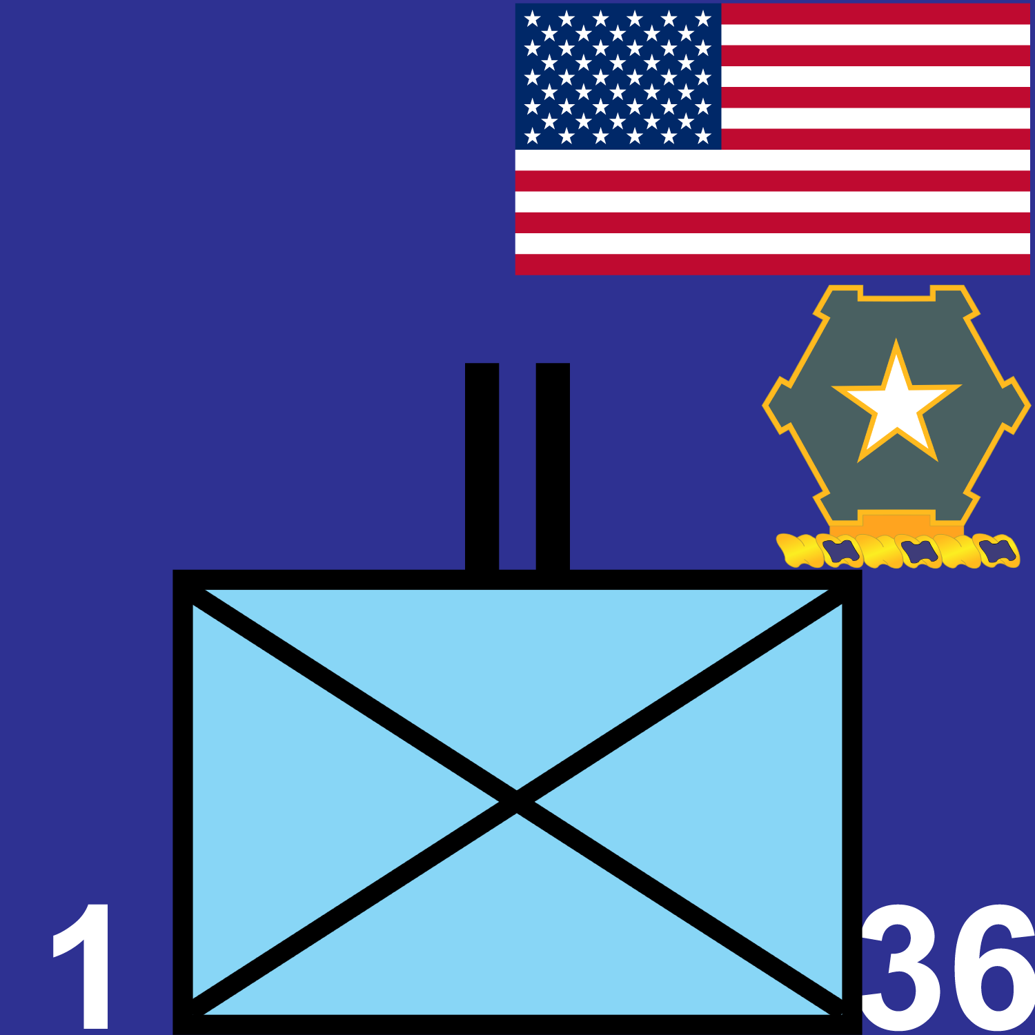 1st Battalion, 36th Infantry Regiment icon